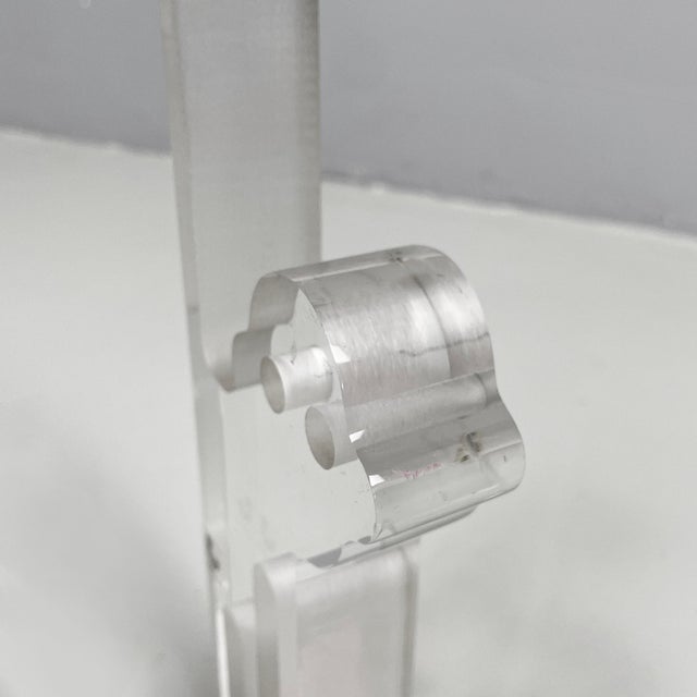 Glass Italian Modern Acrylic Glass Sculpture by Silvio Russo for iGuzzini, 1970s For Sale - Image 7 of 11