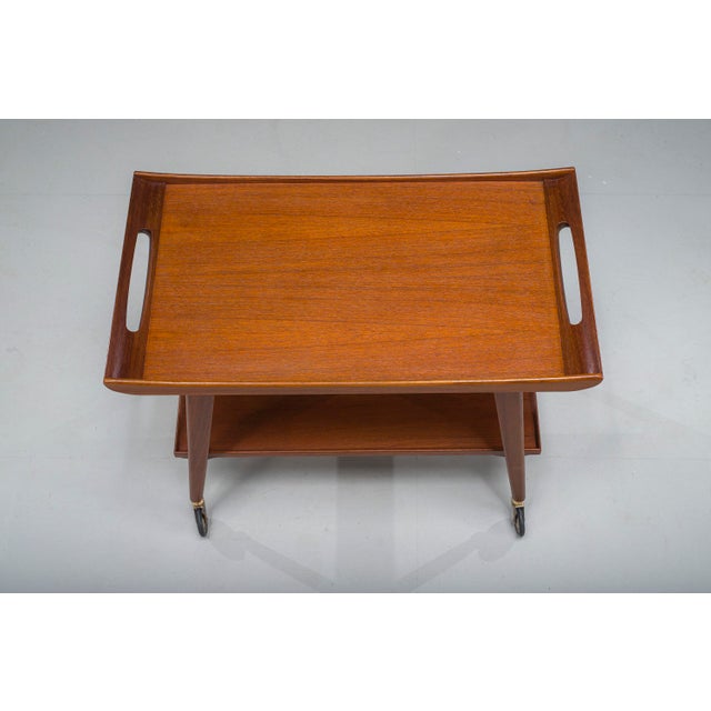 Mid-Century Modern German Bar Cart from Opal Möbel, 1960s For Sale - Image 13 of 18