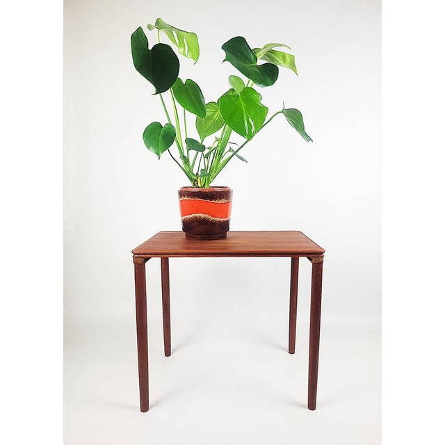 Vintage Side Table in Teak, 1950s For Sale - Image 4 of 13