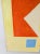 Wood Mid-Century Modern Geometric Abstract Oil on Canvas by Sara Harris For Sale - Image 7 of 11