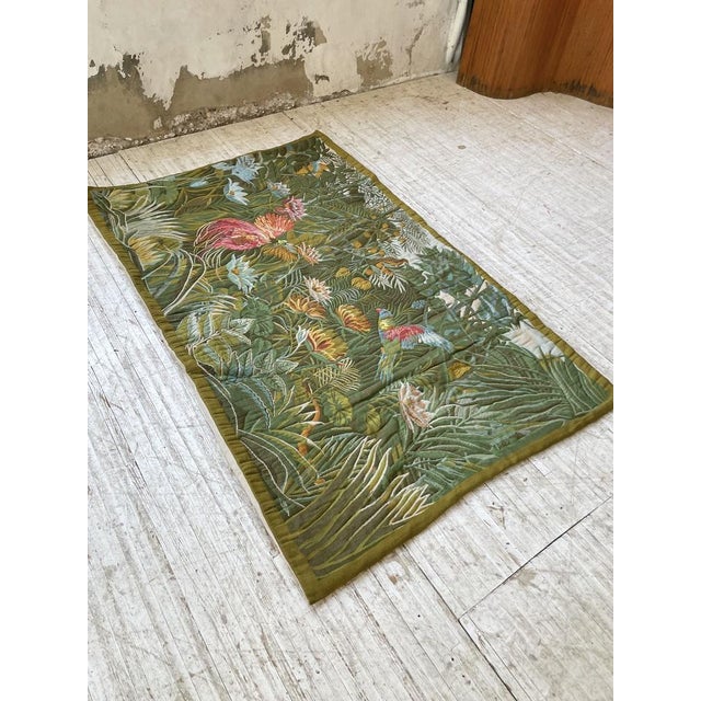 Tropical Forest Tapestry, 1960s For Sale - Image 6 of 18
