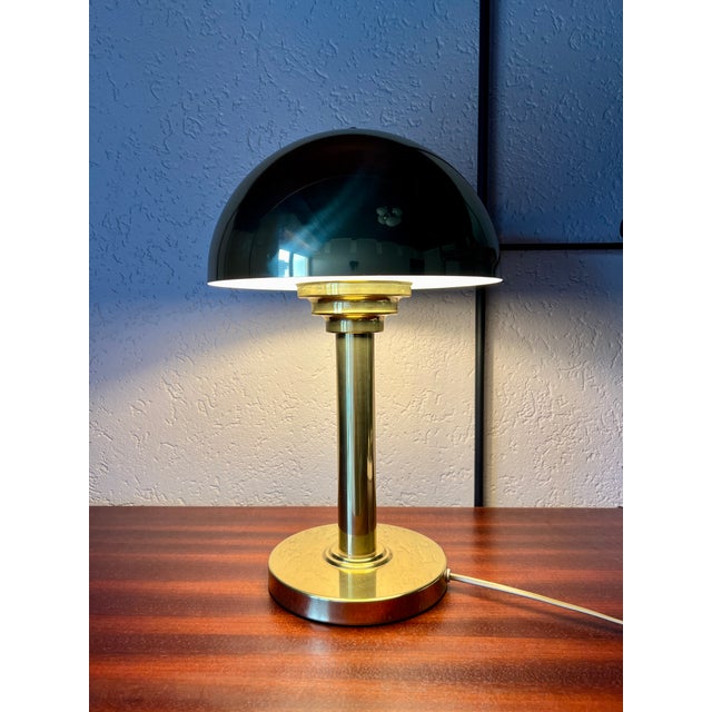 Metal Bauhaus Brass Lamp from WSB, 1970s For Sale - Image 7 of 10
