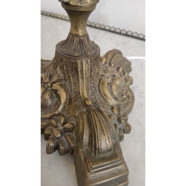Monumental Brass Figural Maiden 13-Light Candelabrum, Circa 1960s For Sale - Image 18 of 18