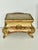 19th Century French carved and gilded altar stand, display riser to elevate ecclesiastic statue or reliquary. Bombe shape...