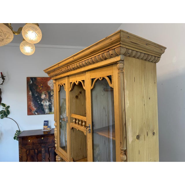 Gründerzeit Wood Kitchen Cupboard For Sale - Image 5 of 15