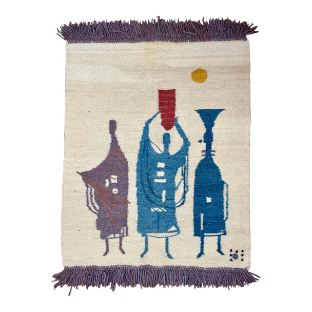 1960s S. African Mohair Tapestry by Johana For Sale