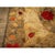 1880s Beige Floral Classic Folk Art Antique American Hooked Knotted Wool Rug For Sale In New York - Image 6 of 9