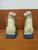 Late 20th Century Elizabeth Marshall Attributed Porcelain Yellow Lab Figures, a Pair For Sale - Image 4 of 6