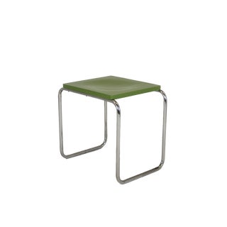 Bauhaus Chromed Tubular Steel Stool from Slezak, 1930s For Sale