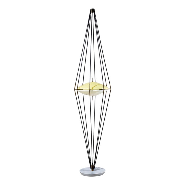 1950s Floor Lamp Model 12628 “Siluro” by Angelo Lelli for Arredoluce, Italy For Sale