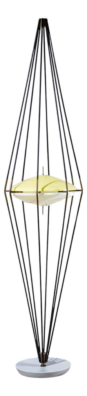 1950s Floor Lamp Model 12628 “Siluro” by Angelo Lelli for Arredoluce, Italy
