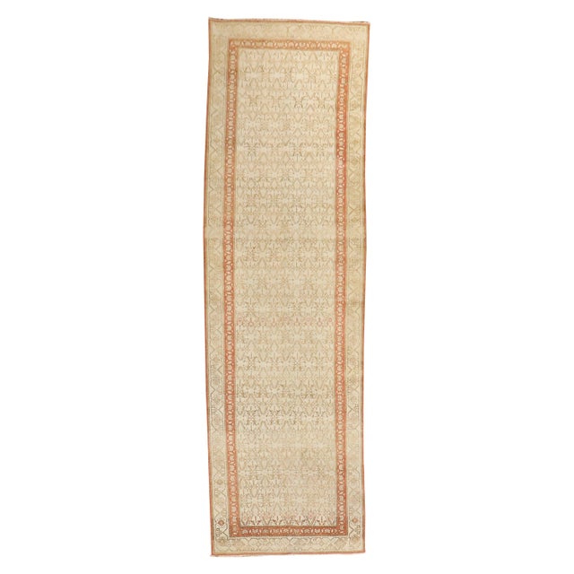 Textile Mid 20th Century Persian Serab Runner - 3' x 10'1" For Sale - Image 7 of 18