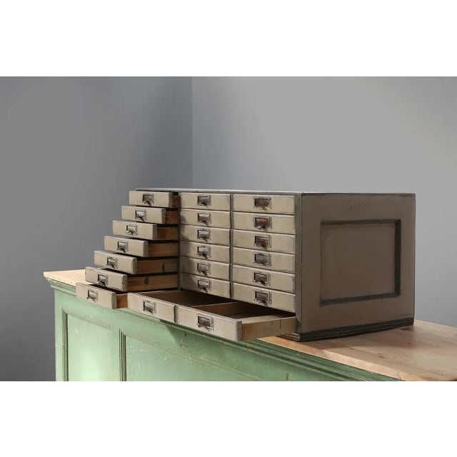 Industrial Chest of Drawers, 1930s For Sale - Image 4 of 13