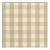 Schumacher Camden Cotton Check Fabric in Beige For Sale