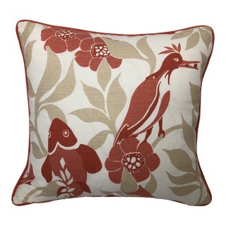 LuLu Dk Floral Graphic Print Pillow For Sale