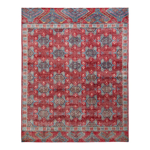 Rug & Kilim’s Oversized Esther Rug in Burgundy, 14x20 For Sale