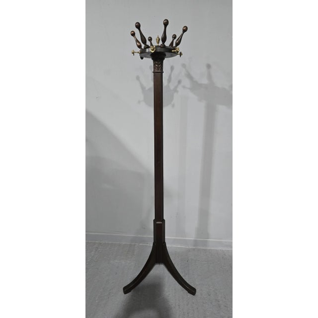 Mahogany Coat Stand, 1910 For Sale - Image 9 of 9