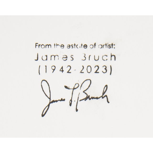 Contemporary Abstract Mixed Media Drawing by James L. Bruch For Sale - Image 3 of 7