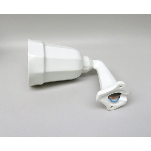 Ceramic Small Art Deco Wall Lamp, France, 1920s For Sale - Image 7 of 18