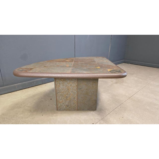 Triangular Coffee Table in the style of Paul Kingma, 1980s For Sale - Image 14 of 18