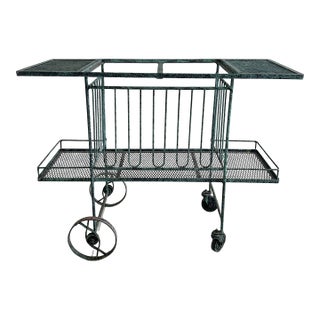 1950s Maurizio Tempestini for Salterini Mid Century Bar Cart, Attributed For Sale