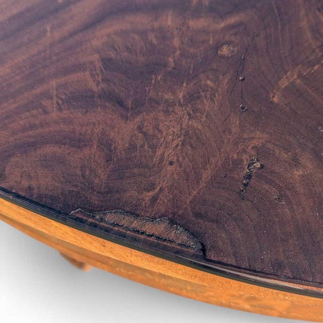 Early 19th Century Charles X Mahogany and Walnut Round Coffee Table For Sale - Image 9 of 18