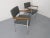 Vintage Square Tubular Tulipwood and Steel Armchairs, Germany, 1960s, Set of 2 For Sale - Image 4 of 15