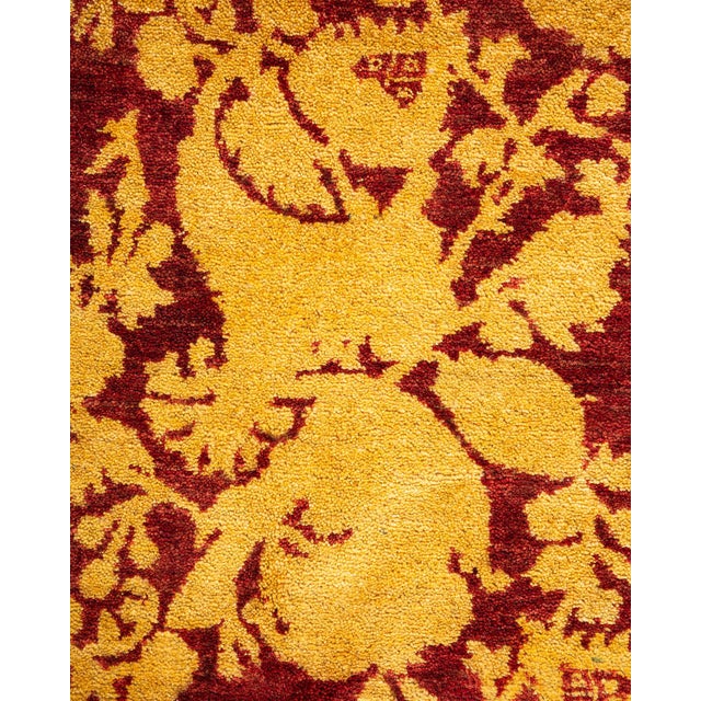 Traditional Mogul, One-of-a-Kind Hand-Knotted Area Rug - Red, 6' 2" x 8' 9" For Sale - Image 3 of 8