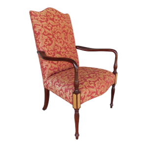 Hancock & Moore Federal Style Inlaid Lolling Chair