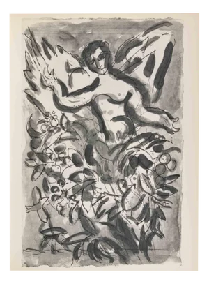 Marc Chagall, Cherub, Photogravure, 1960
