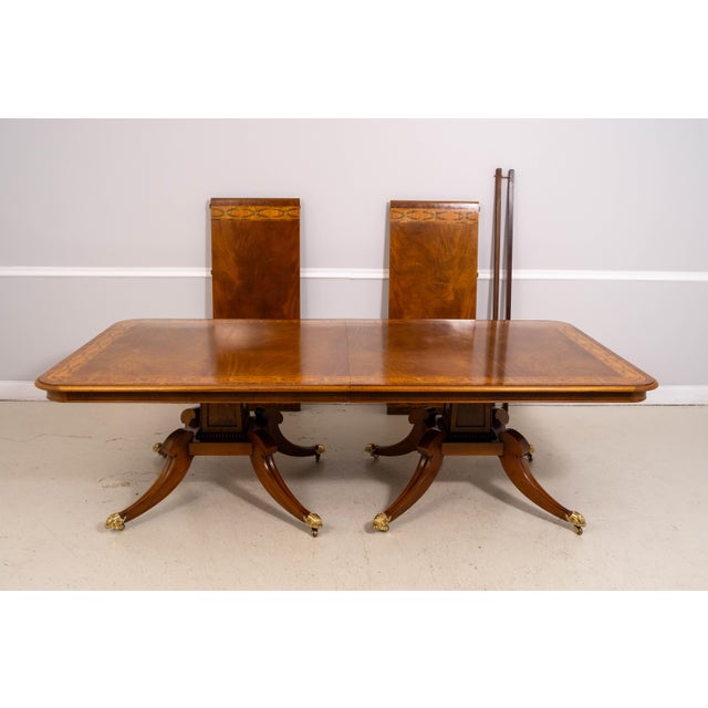 AGE Approx: 60 Years Old DETAILS High Quality Construction Ornate Solid Brass Capped Feet And Casters Large Impressive...