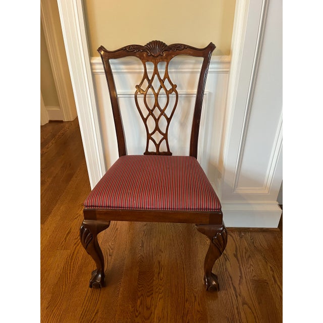2000 - 2009 Chairs Chippendale Drexel Dining Vintage For Sale - Image 5 of 9