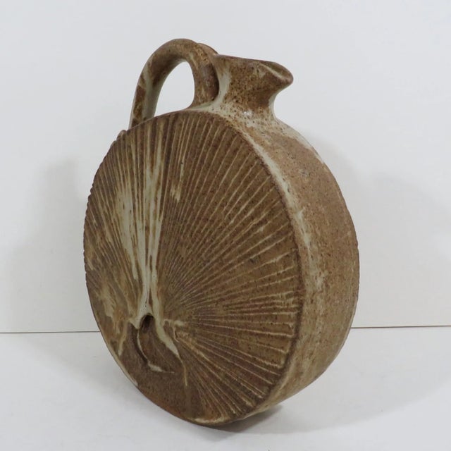 Late 20th Century Studio Pottery Decorative Ewer For Sale - Image 5 of 8