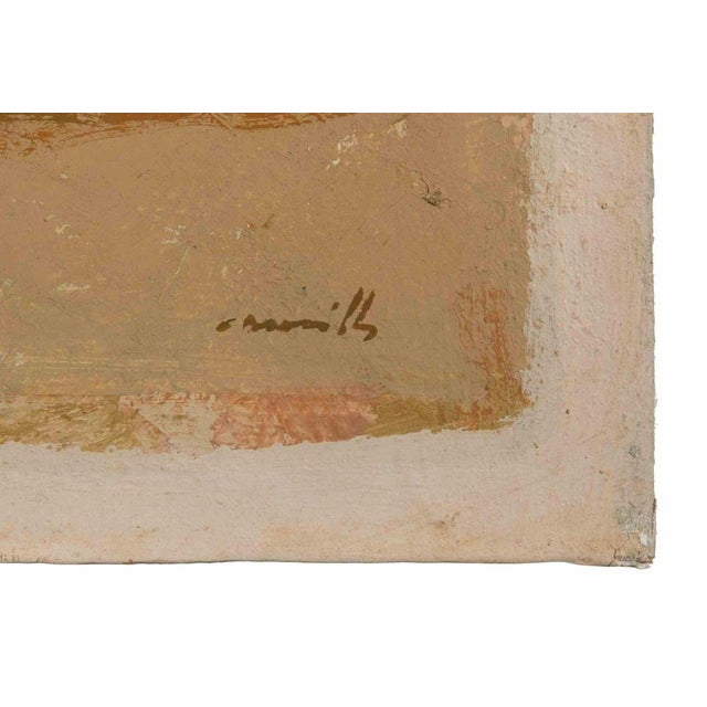 Modern Franco Marzilli, Ballerinas, Oil Painting, 1970s For Sale - Image 3 of 5