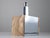Travertine Marble and Chromed Metal Table Lamp, 1960s For Sale - Image 4 of 8