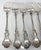 Late 19th Century Devil or Jester Face Decorated Sterling Silver Dinner Forks - Set of 6 For Sale - Image 10 of 11