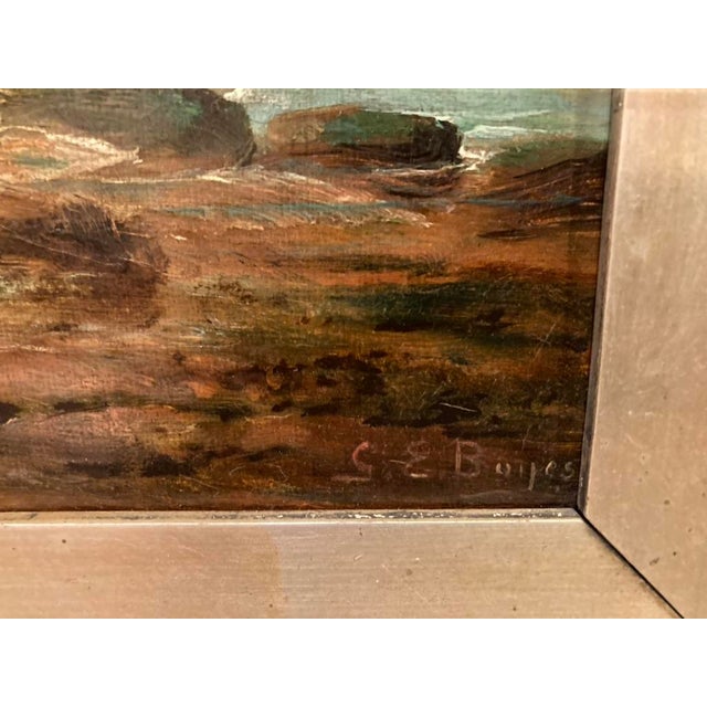 19th Century Marine Painting quot Dry Docket Boat quot Framed Chairish