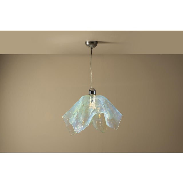 LS 195 Pendant Lamp by Carlo Nason by AV Mazzega, Italy, 1970s For Sale - Image 6 of 15