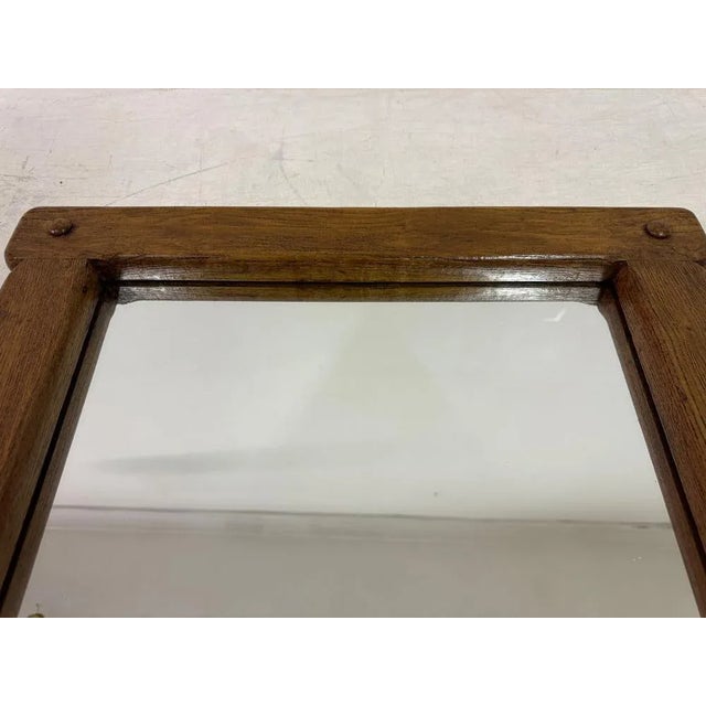 Mirror Oak Brutalist style Belgium 1960s