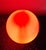 2000 - 2009 Vintage Red Glass Ball Table Lamp from Honsel, 2000s For Sale - Image 5 of 8