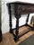 Antique Italian Carved Wood Wall Console Side Table, 1890s For Sale - Image 5 of 9