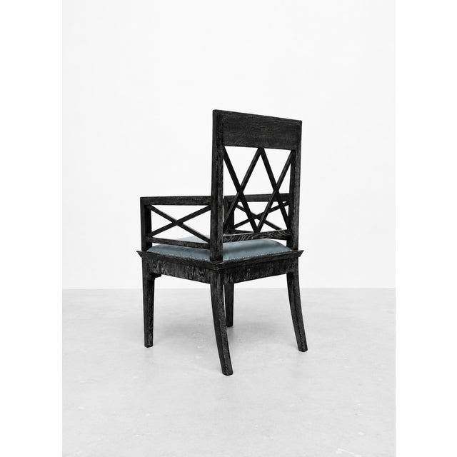 Wood Art Nouveau Armchairs attributed to Josef Hoffmann School, Vienna, 1912, Set of 3 For Sale - Image 7 of 18