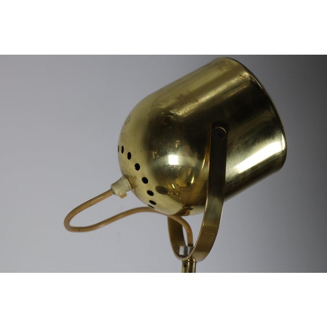 Gold Vintage Floor Lamp in Gilt Metal by Goffredo Reggiani, 1970s For Sale - Image 8 of 18