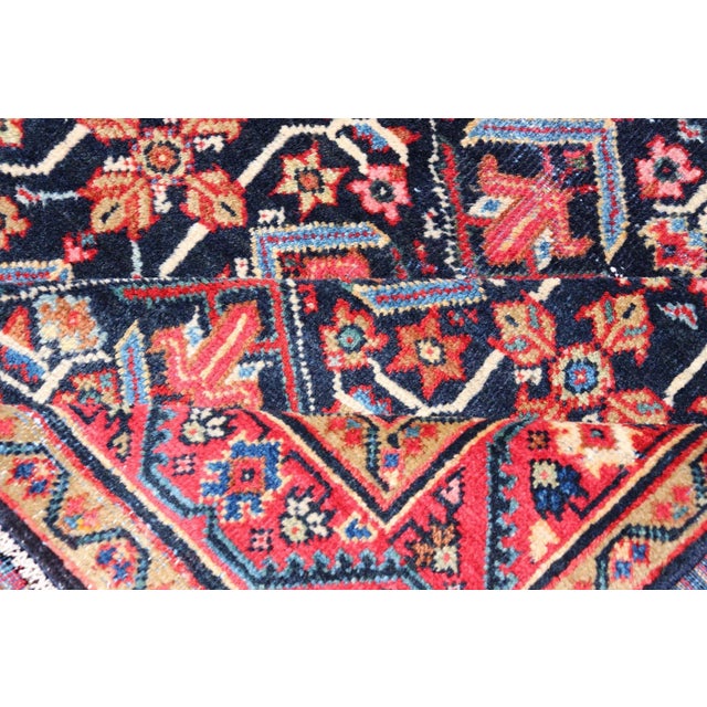 Antique Persian Sultanabad Rug With Vibrant Floral Motifs 4'9 X 6'10 For Sale - Image 11 of 12