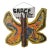 Original Mary L. Proctor Sheet Metal Cutout "Grace Butterfly" For Sale
