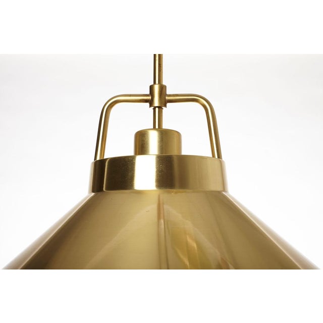 Brass Pendant Light from Fog & Mørup, Denmark 1970s For Sale - Image 5 of 18
