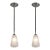 Pair of 1930s Degue French Art Deco Tulip Glass Pendant Lights - 5 Pairs Available For Sale