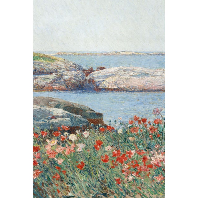 Vintage Coastal Art Print – Poppies by Childe Hassam, 32" X 24" For Sale In Buffalo - Image 6 of 8