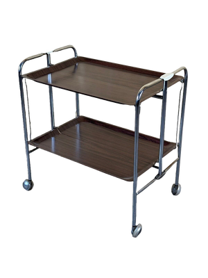 Vintage Space Age Serving Cart, 1970s