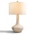 Port 68 Lotus Cream Lamp For Sale - Image 4 of 6
